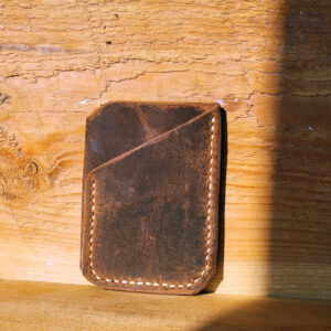 Leather Wrap-Around Card Holder - Regal Series