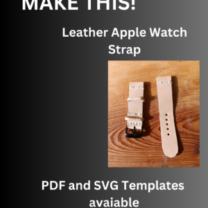 Downloadable Apple Watch Strap PDF and SVG Pattern